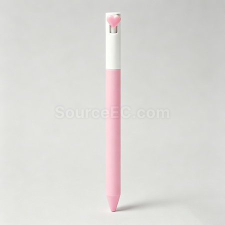 Customization Low-center-of-gravity heart-themed neutral pen Corporate Gifts