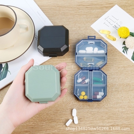 Customization Portable 6-Compartment Pill Box Corporate Gifts