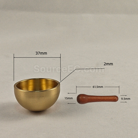 Customization Mini Brass Singing Bowl for Stress Relief & Meditation Corporate Gifts