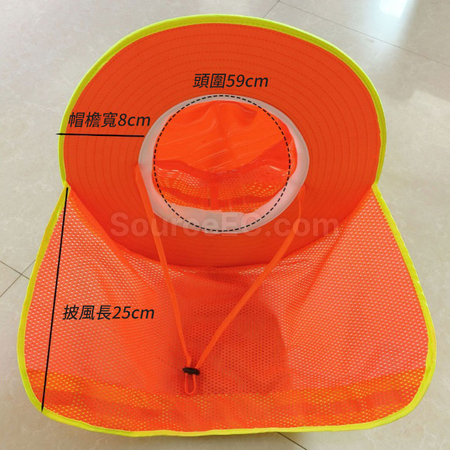 Customization High‑Visibility Fluorescent Bucket Hat for Outdoor Work Corporate Gifts