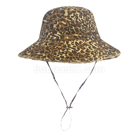 Customization Frayed Solid‑Color Cotton Bucket Hat Corporate Gifts