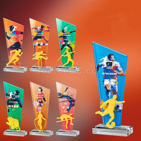 Customization Sports Crystal Award Corporate Gifts