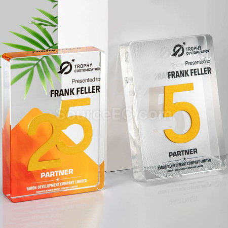 Customization Crystal Trophy Corporate Gifts