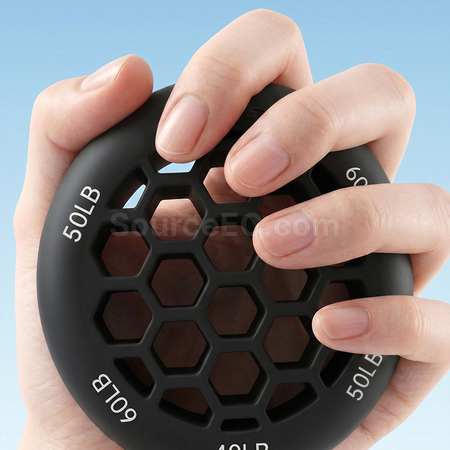 Customization Adjustable Strength Honeycomb Silicone Grip Strengthener Corporate Gifts