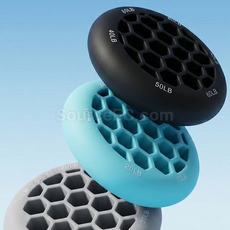 Customization Adjustable Strength Honeycomb Silicone Grip Strengthener Corporate Gifts