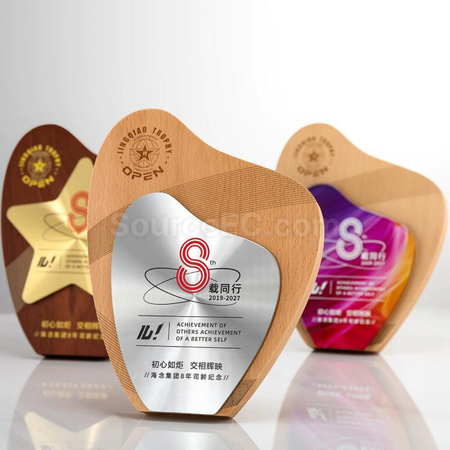 Customization Wooden Trophy Corporate Gifts