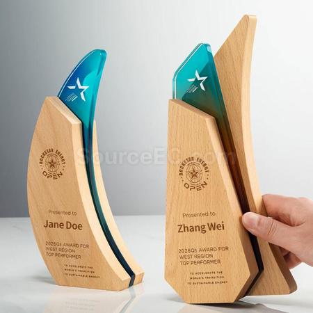 Customization Wooden Trophy Corporate Gifts