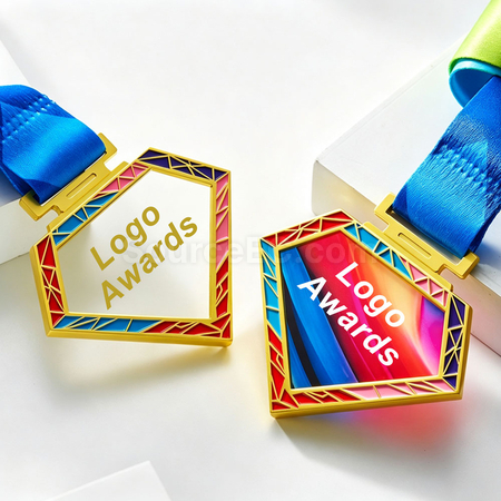 Metal Crystal Medal