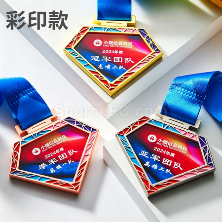 Customization Metal Crystal Medal Corporate Gifts