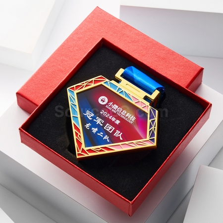 Customization Metal Crystal Medal Corporate Gifts
