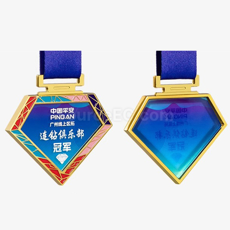 Customization Metal Crystal Medal Corporate Gifts