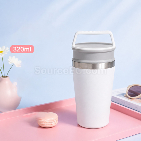 Customization Portable Travel Coffee Mug, Stainless‑Steel Insulated Cup Corporate Gifts