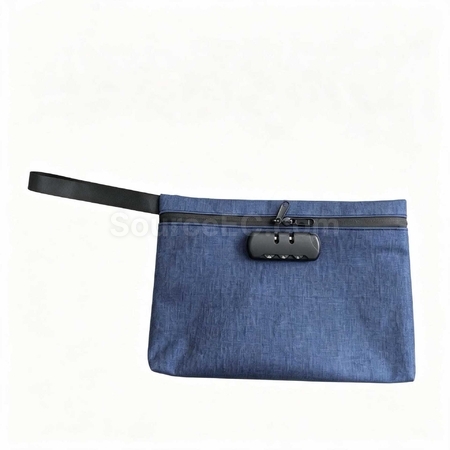 Customization Anti‑theft Password Lock Pouch for Document Storage Corporate Gifts
