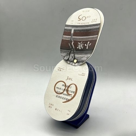 Customization Tearable Rotating Desk Calendar Corporate Gifts