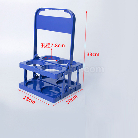 Customization  Four-hole folding wine rack plastic beer cup holder Corporate Gifts