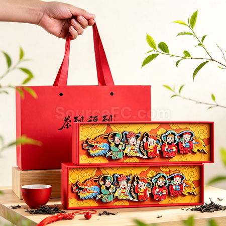Paper-Cut Tea Gift Box