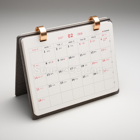 Customization Fabric-Textured Calendar Corporate Gifts