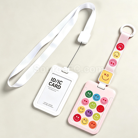 Retractable Lanyard Card Holder