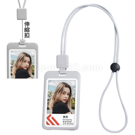 Retractable Lanyard Card Holder
