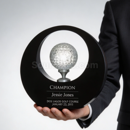 Customization Golf Ball Trophy Corporate Gifts