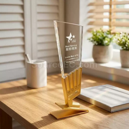 Customization Color Crystal Trophy Corporate Gifts