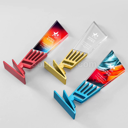 Customization Color Crystal Trophy Corporate Gifts