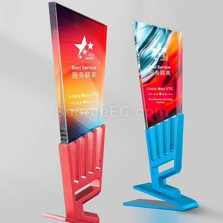 Customization Color Crystal Trophy Corporate Gifts