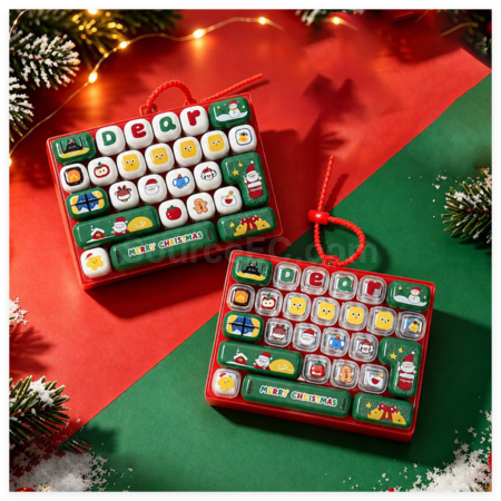 Customization Christmas-Themed Decompression Buttons Corporate Gifts