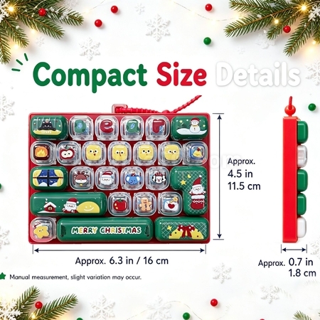 Customization Christmas-Themed Decompression Buttons Corporate Gifts