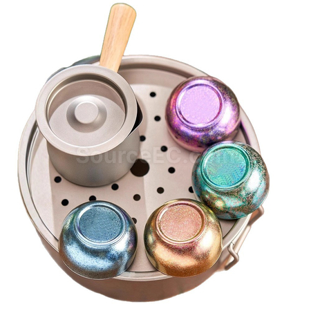 Customization Pure Titanium Tea Cup Corporate Gifts