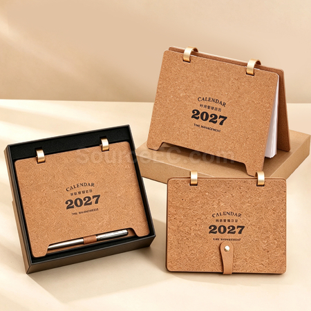 Cork Desk Calendar