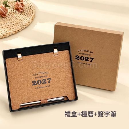 Customization Cork Desk Calendar Corporate Gifts