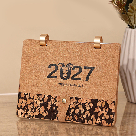 Customization Cork Desk Calendar Corporate Gifts