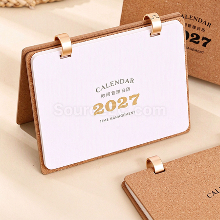 Customization Cork Desk Calendar Corporate Gifts