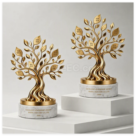 Creative Tree-Shaped Souvenir Trophy