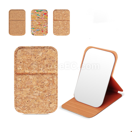 Softwood PU Leather Makeup Mirror