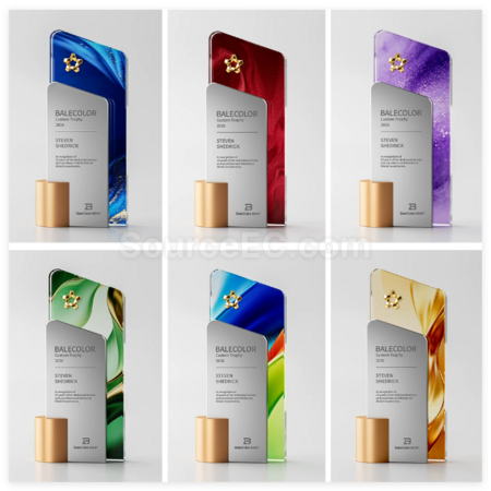 Customization Creative Metal Crystal Trophy Corporate Gifts
