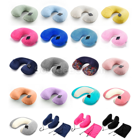 Customization Inflatable U-shaped Travel Pillow Corporate Gifts