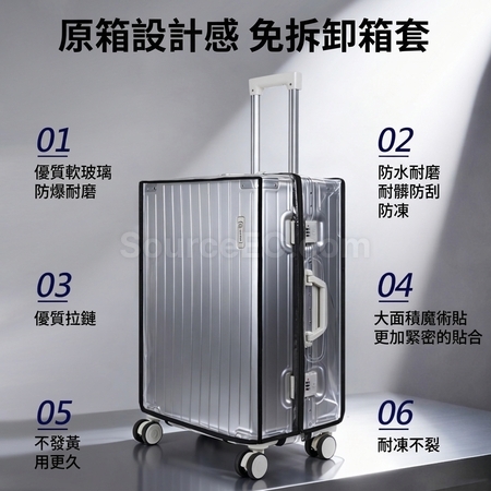 Customization Clear PVC Luggage Cover Protector Corporate Gifts