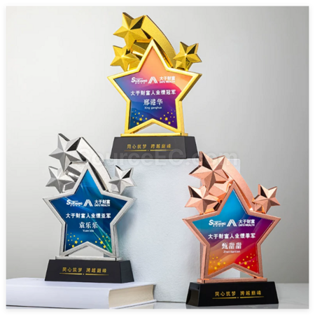 Customization Metal Crystal Trophy Corporate Gifts