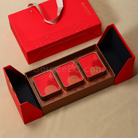 Customization Double-door Tea Gift Box Set Corporate Gifts