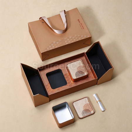 Customization Double-door Tea Gift Box Set Corporate Gifts