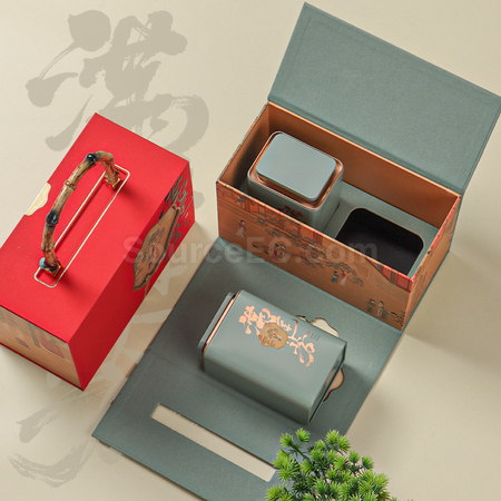 Customization Handheld Tea Gift Box Set Corporate Gifts