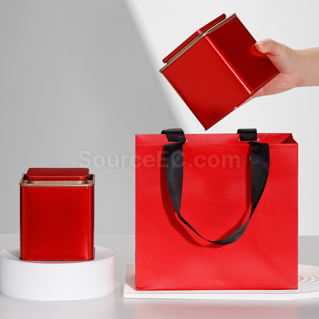 Customization Square Tea Tin Can Set Corporate Gifts