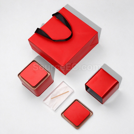 Customization Square Tea Tin Can Set Corporate Gifts