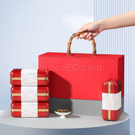Customization 4-Can Tea Gift Box Set Corporate Gifts