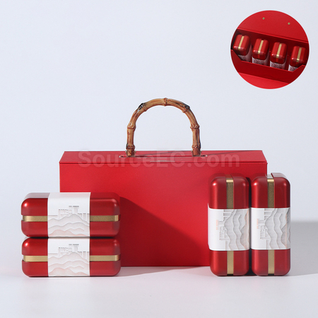 Customization 4-Can Tea Gift Box Set Corporate Gifts