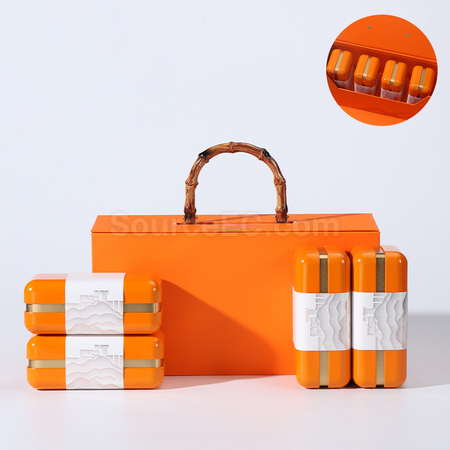 Customization 4-Can Tea Gift Box Set Corporate Gifts