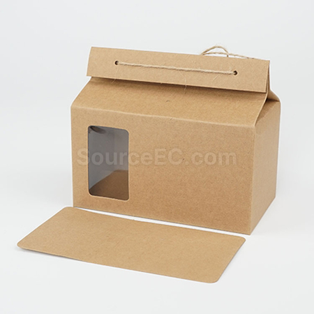 Customization Retro Kraft Paper Tea Packaging Box Corporate Gifts