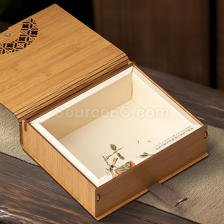 Customization Bamboo-style Tea Gift Box Corporate Gifts